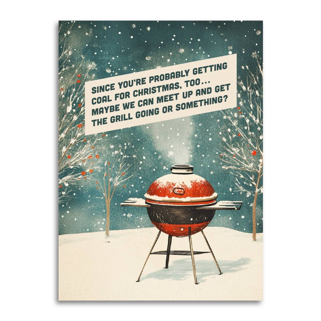 Bad Betty Greeting Co. - Since You’re Probably Getting Coal - Funny Christmas Card