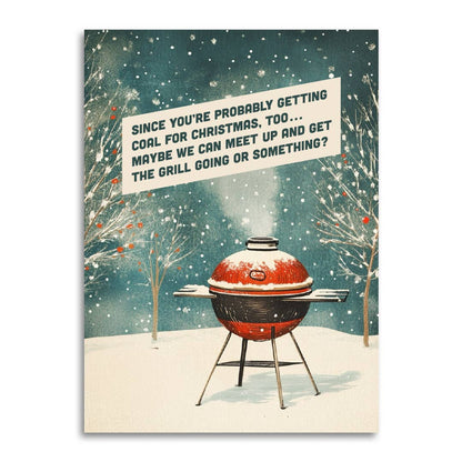 Bad Betty Greeting Co. - Since You’re Probably Getting Coal - Funny Christmas Card