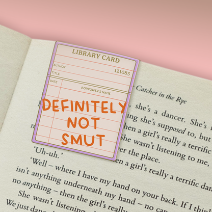 FUN CLUB - DEFINITELY NOT SMUT MAGNETIC BOOKMARK (booktok, romantasy)
