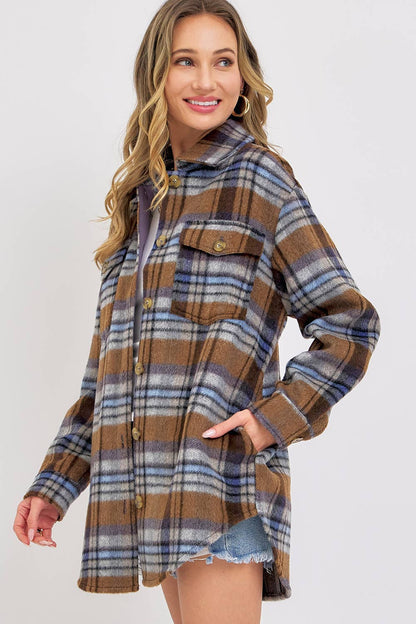 PLAID SHACKET