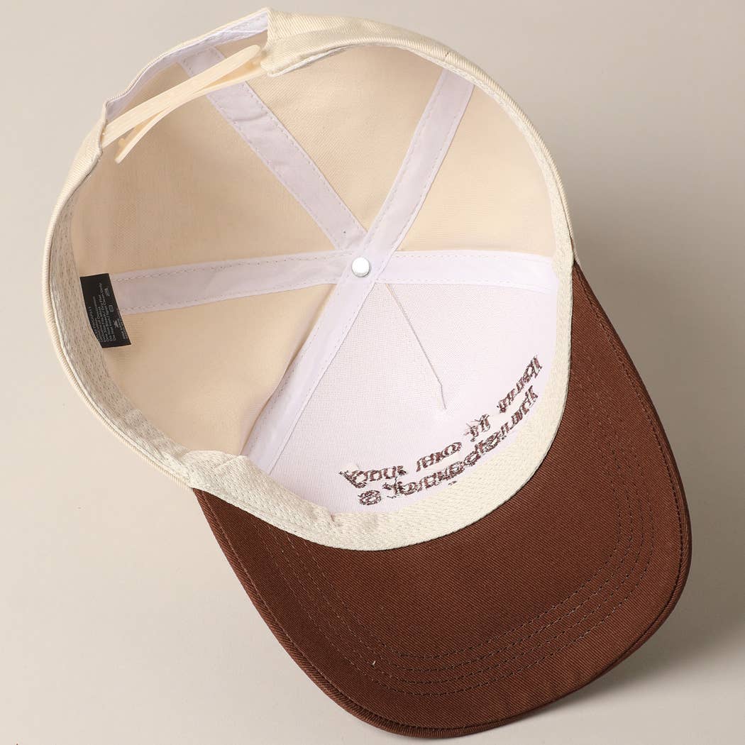 PUT IT ON MY HUSBAND'S TAB EMBROIDERY CAP