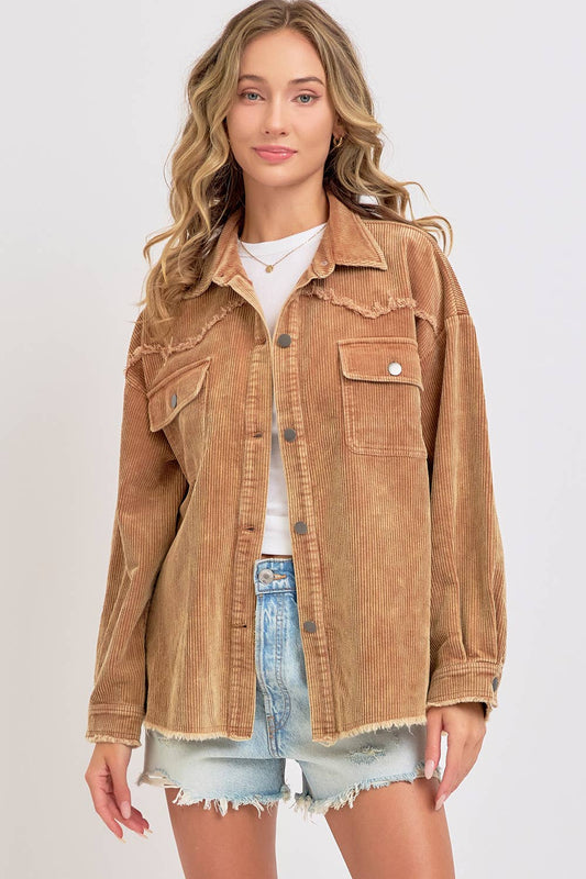 SHACKET MINERAL WASHED CORDUROY