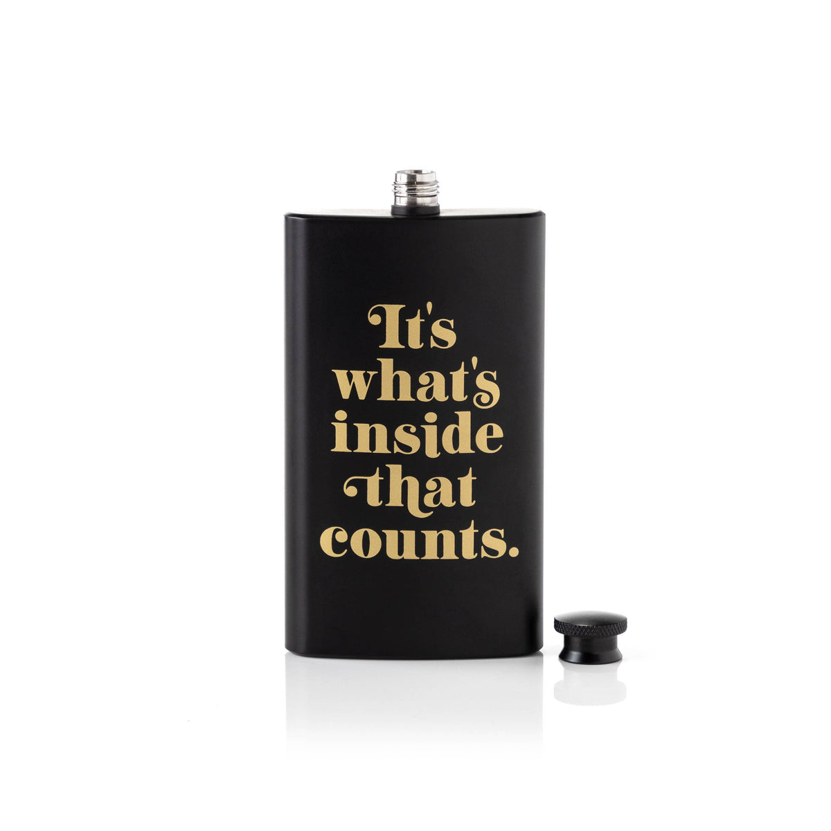 Chronicle Books - Brass Monkey It's What's Inside That Counts Pocket Flask