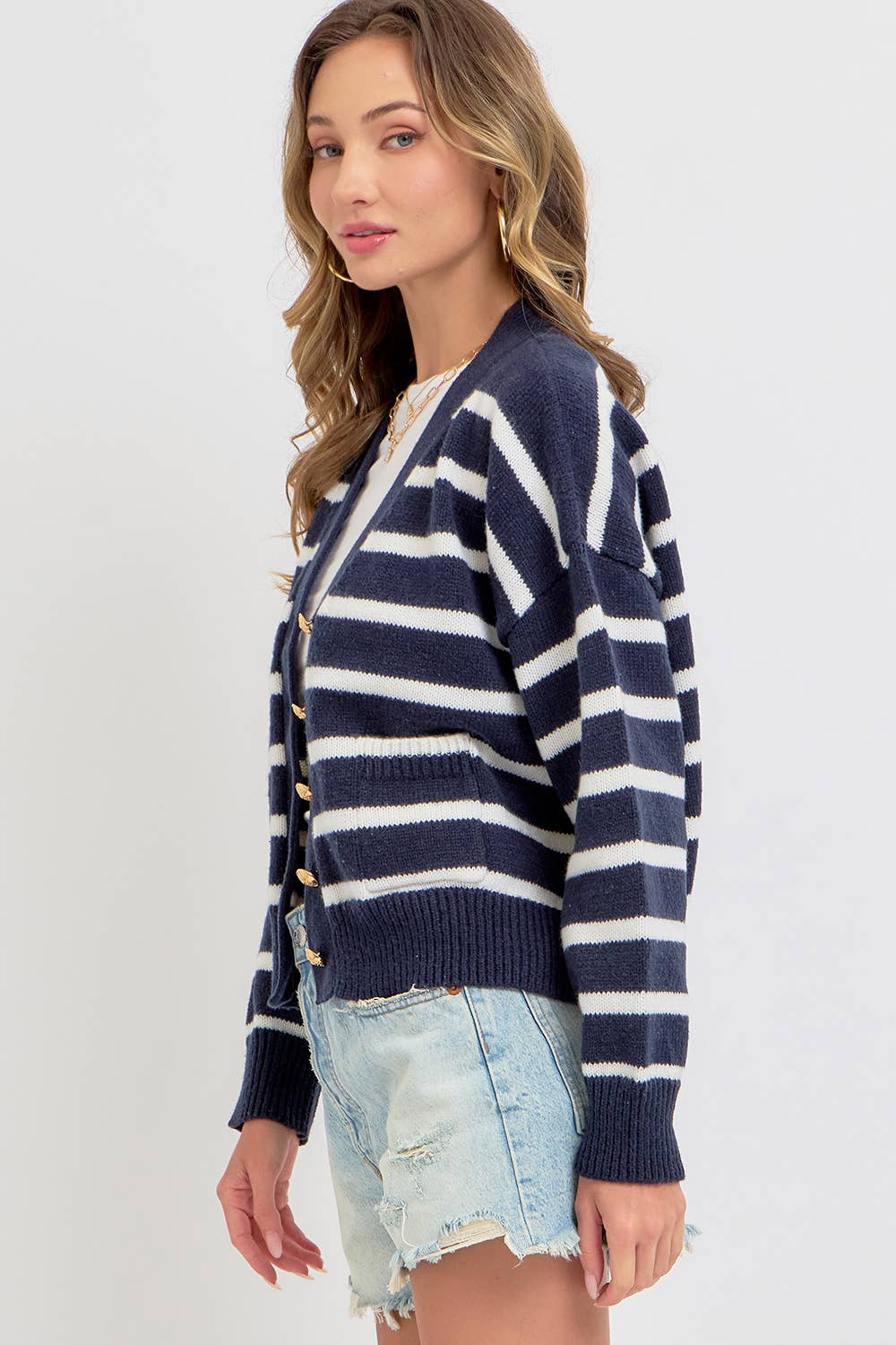 EASY CASUAL SOFT KNIT SWEATER CARDIGAN