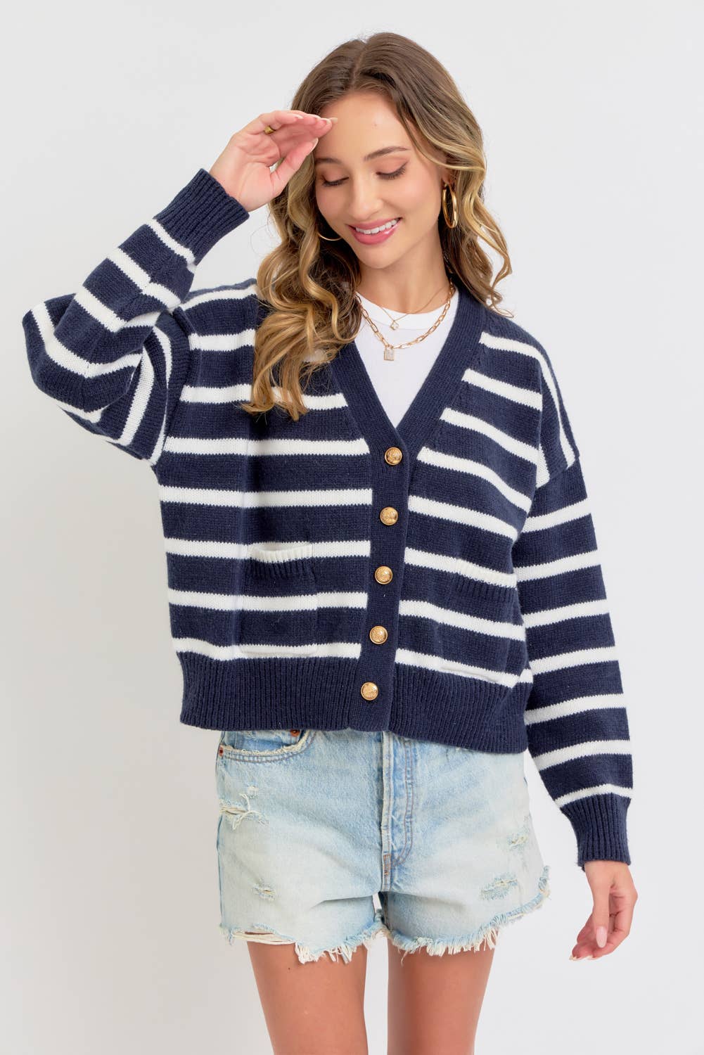 EASY CASUAL SOFT KNIT SWEATER CARDIGAN