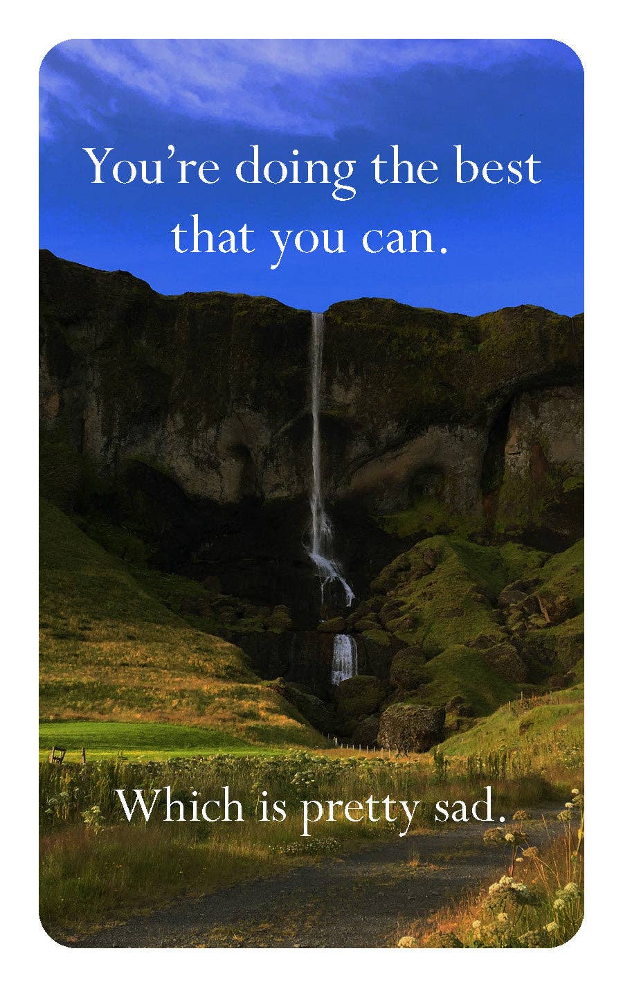 Chronicle Books - Disappointing Affirmations Deck