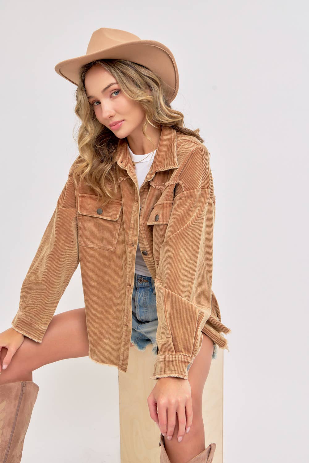 SHACKET MINERAL WASHED CORDUROY