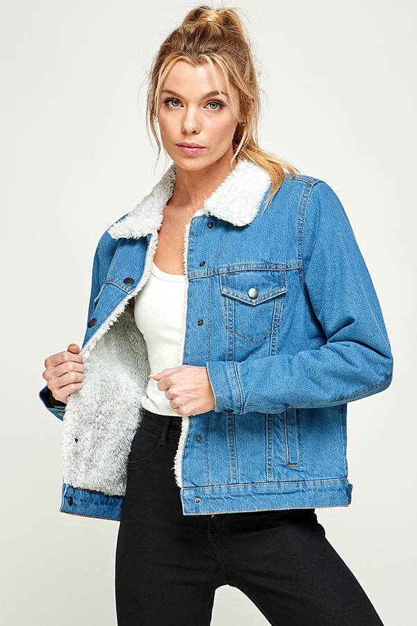 SHERPA DENIM JACKET