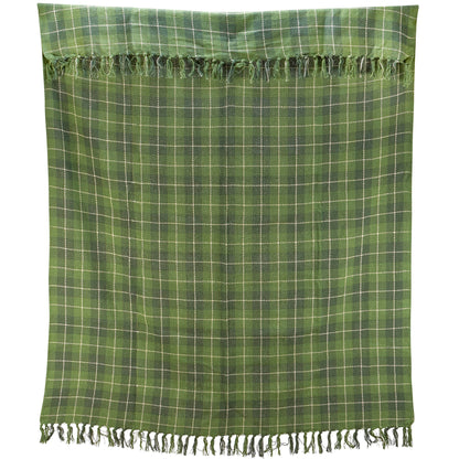 Primitives by Kathy - Green Tartan Throw