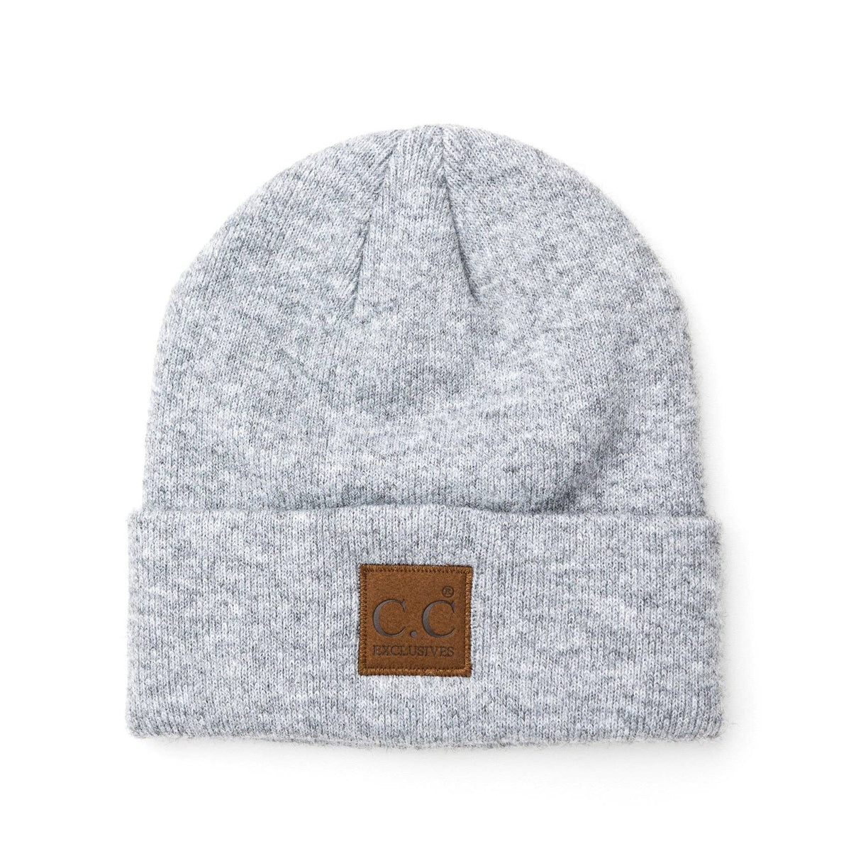 Aili's Corner - C.C® Heathered Boyfriend Beanie: Heather Cacao