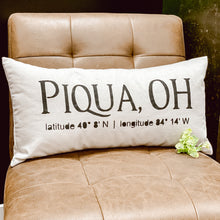 Piqua Ohio Pillow