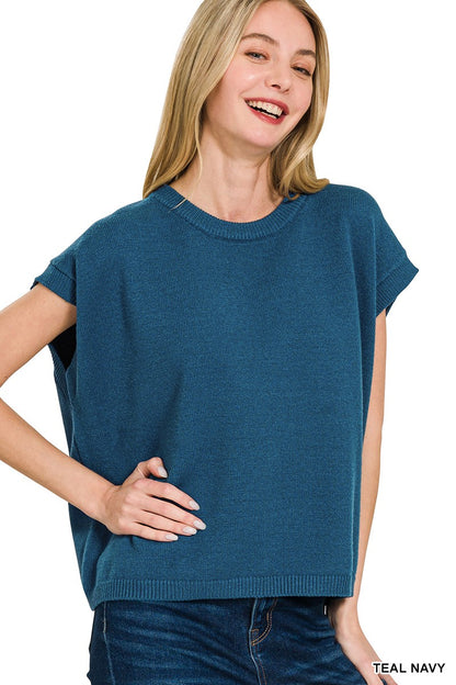 OVERSIZED VISCOSE SWEATER TEE