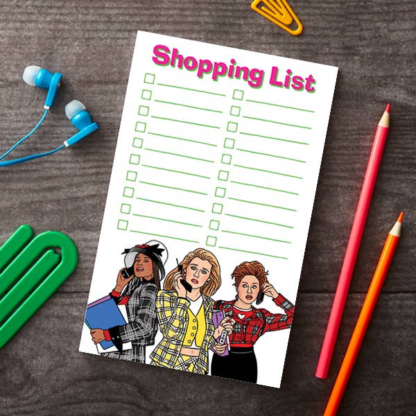 AS IF SHOPPING LIST NOTEPAD