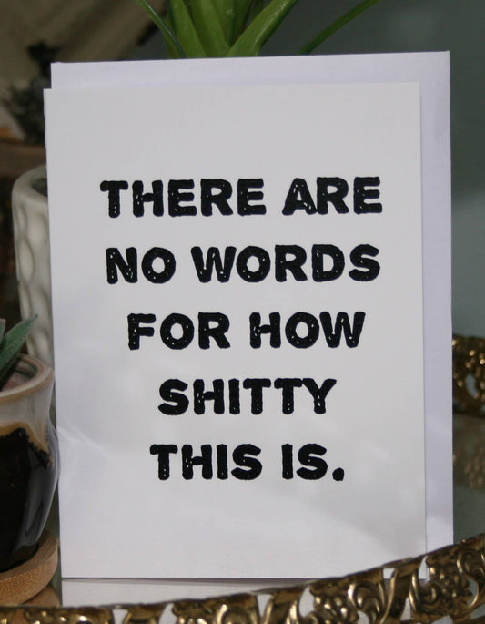 No Words Greeting Card