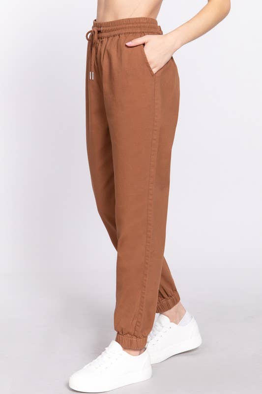 TWILL JOGGERS