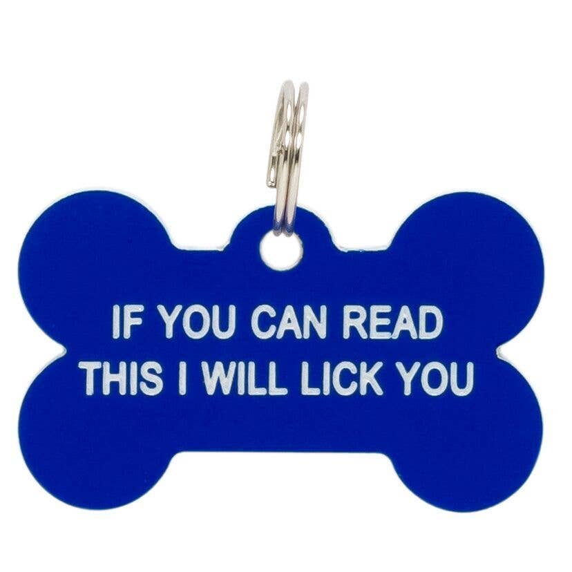 About Face Designs, Inc. - I Will Lick You Dog Tag