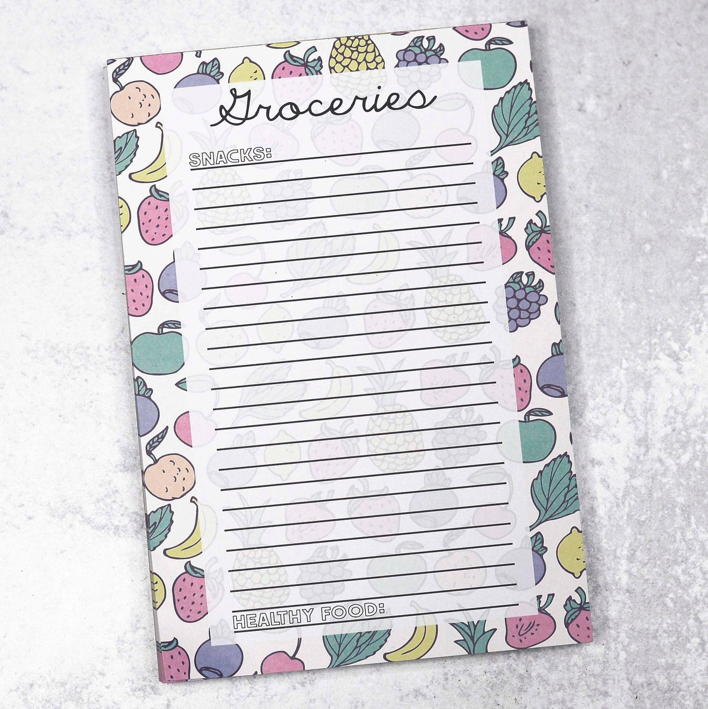 Mugsby - Groceries List Grocery Notepad