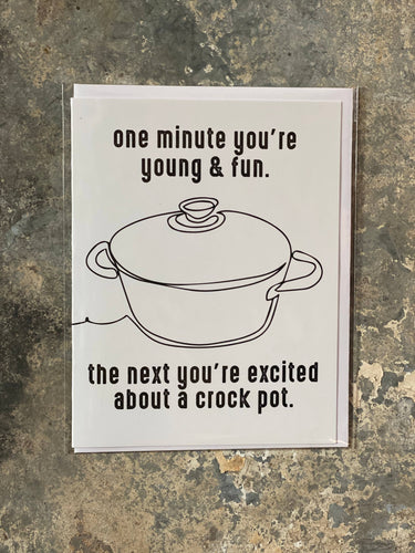 Crockpot Greeting Card