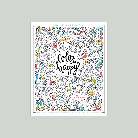 Color Happy:Adult Coloring Book