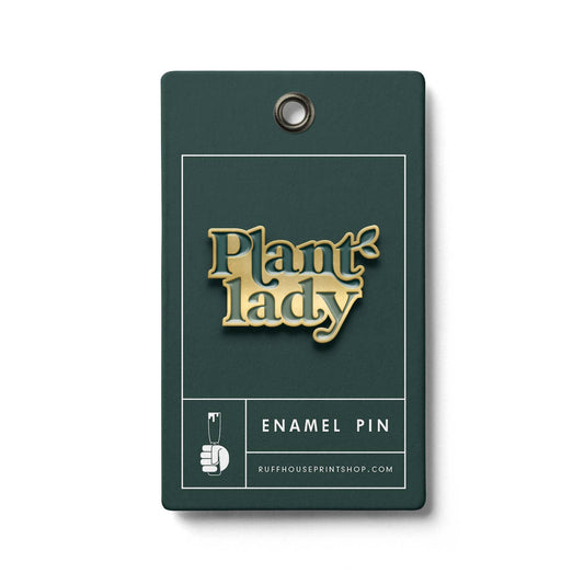 Plant Lady Enamel Pin