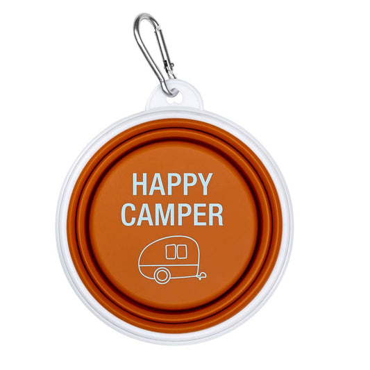 HAPPY CAMPER DOG BOWL