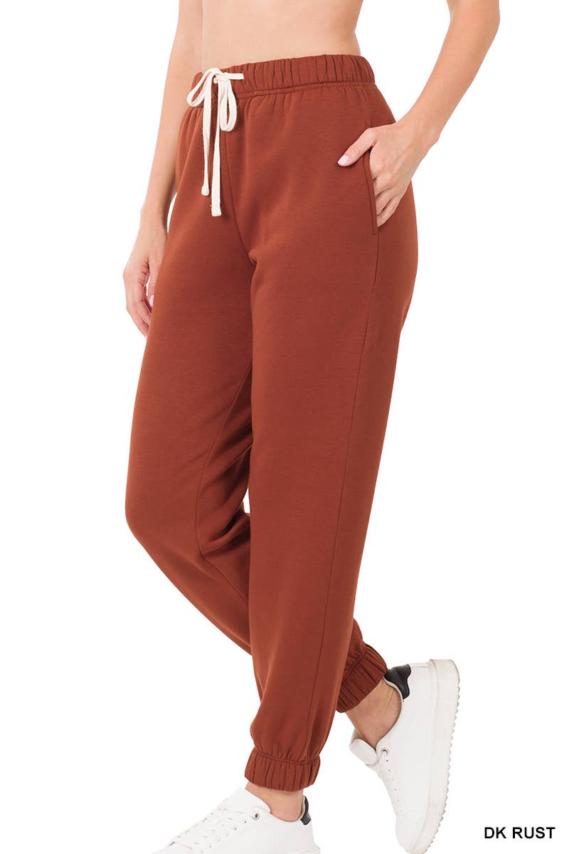 RUST COZY JOGGERS