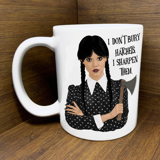 Wednesday Hatchet Mug