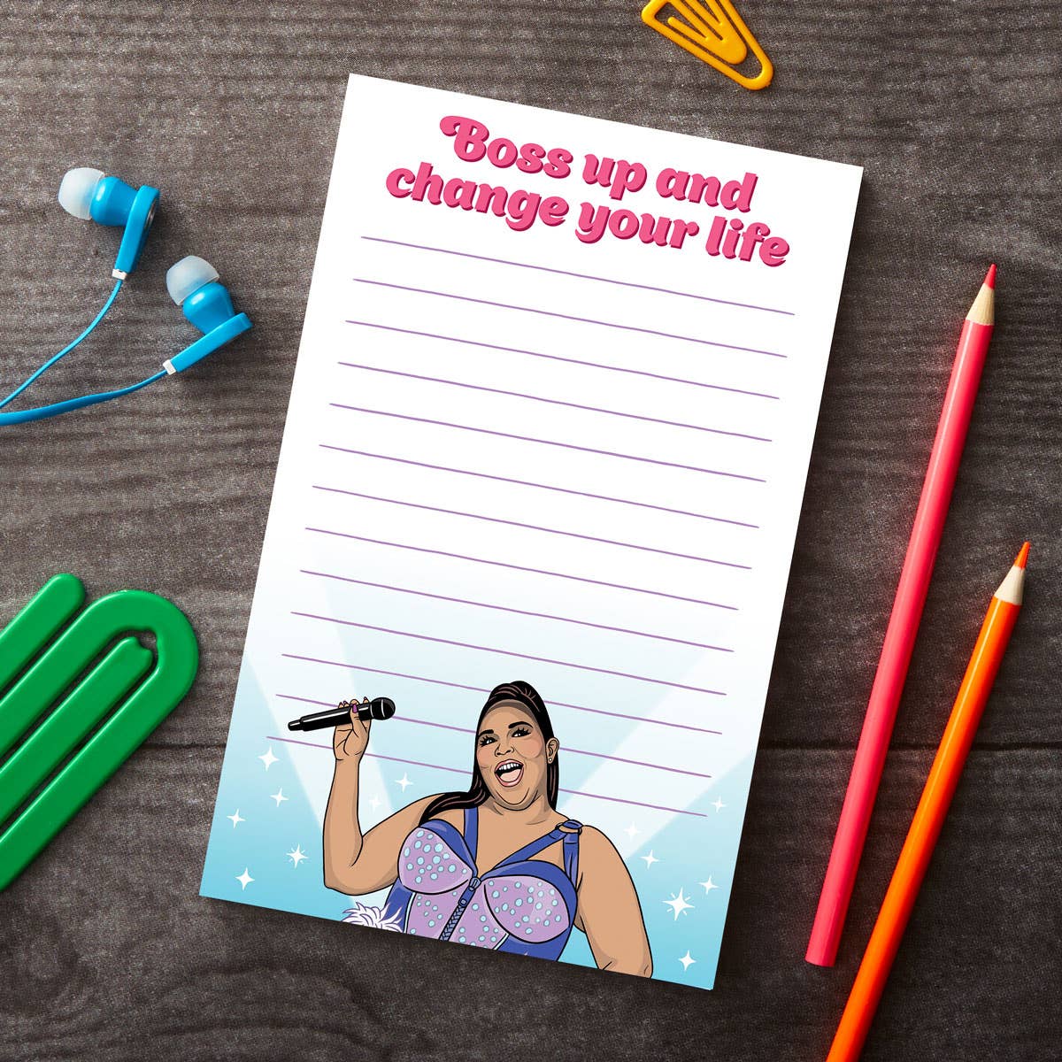 LIZZO BOSS UP NOTEPAD