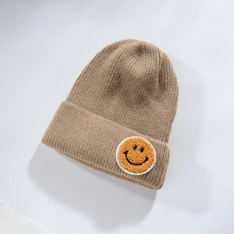 SMILEY FACE BEANIE