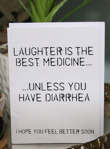 Best Medicine Greeting Card
