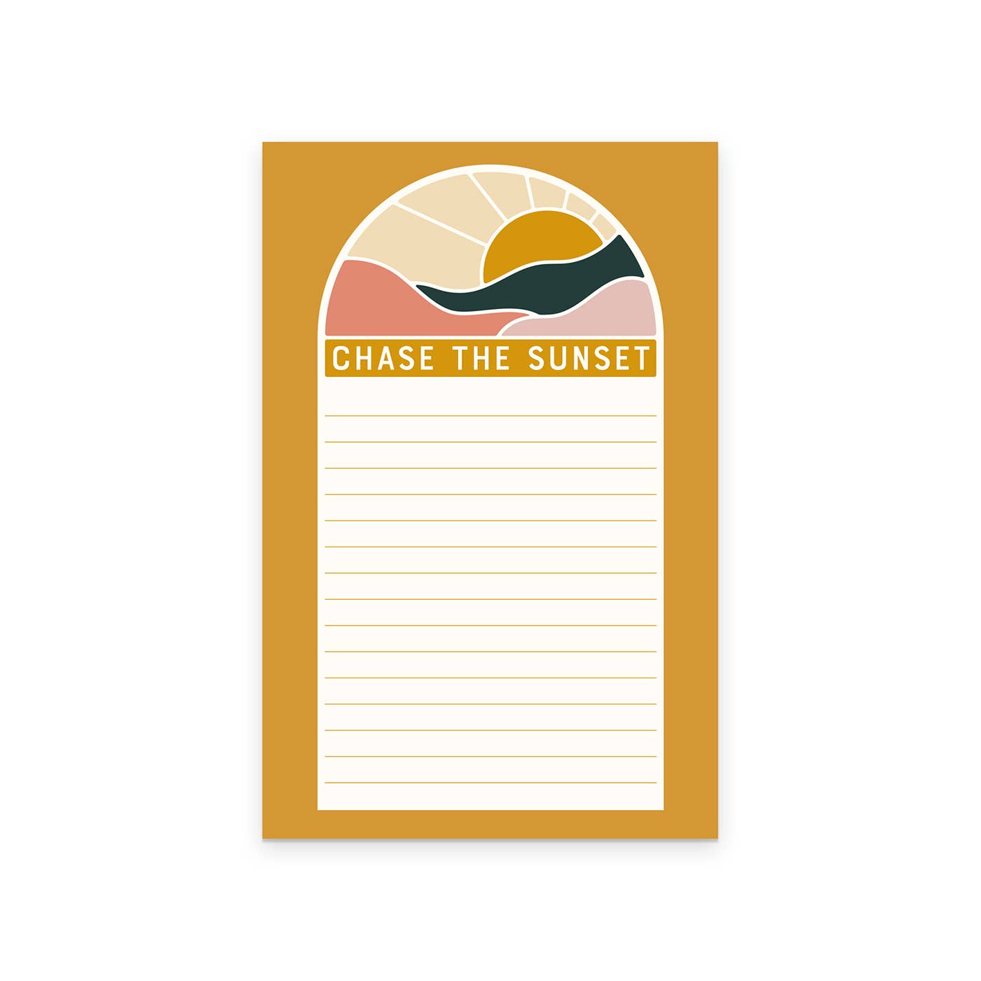 Chase The Sunset Notepad