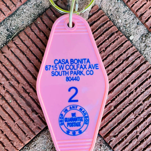Motel Key Fob - Casa Bonita (South Park)