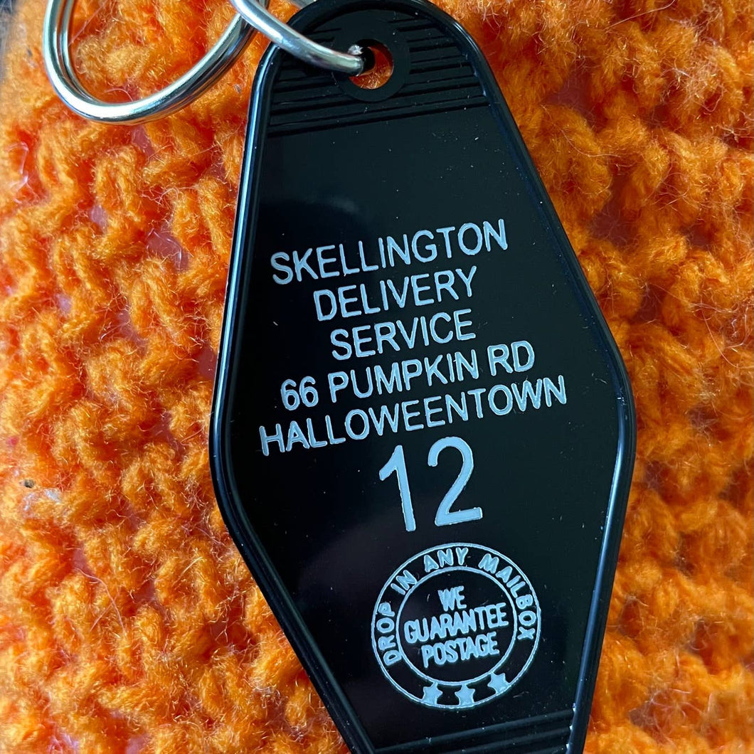 Motel Key Fob - Skellington Delivery Service