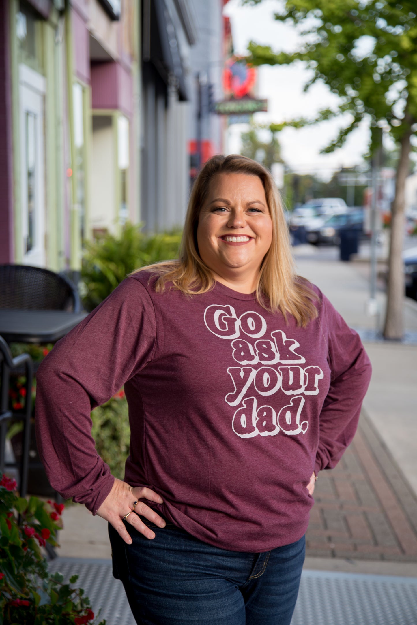 GO ASK YOUR DAD - LONG SLEEVE TEE