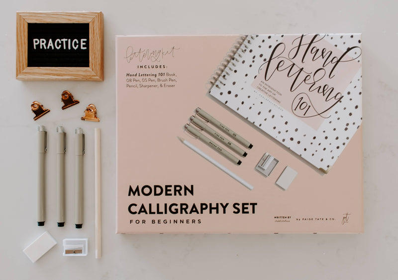 Intro to Modern Calligraphy Calligraphy Workbook Intro to Brush