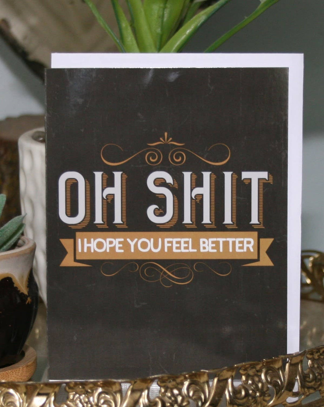 Oh Shit!  Greeting Card