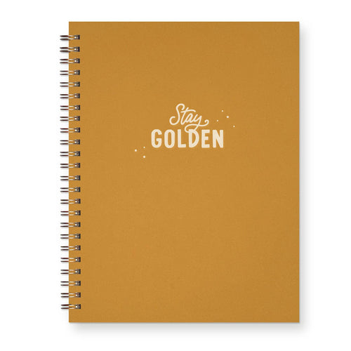 Stay Golden Journal: Lined Notebook