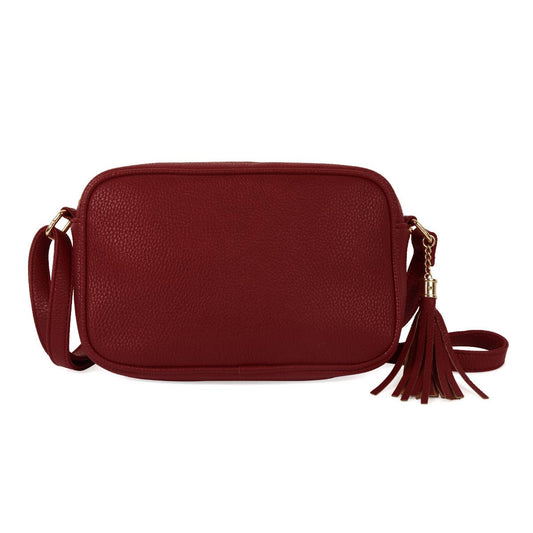 BURGUNDY CROSSBODY BAG