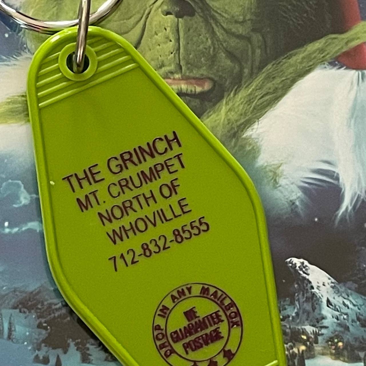 Motel Key Fob - The Grinch