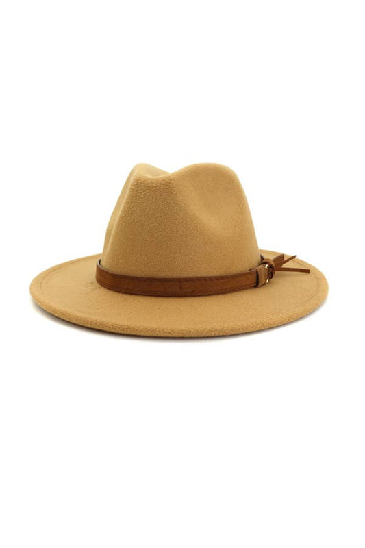 RETRO FLAT BRIM BELT HAT