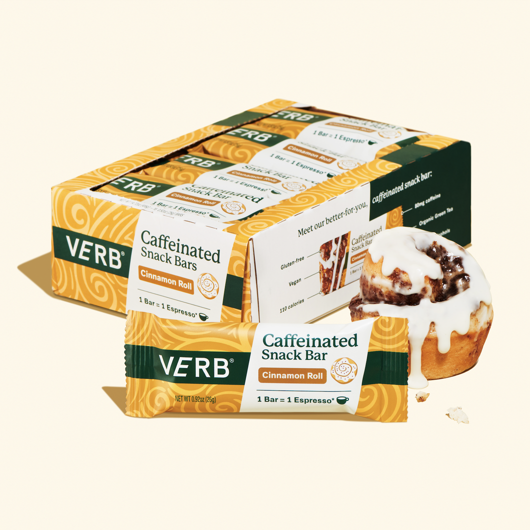 Verb Energy - Caffeinated Snack Bar, Cinnamon Roll