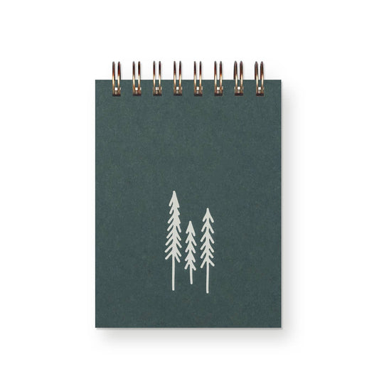 Evergreen Trees Mini Jotter Notebook