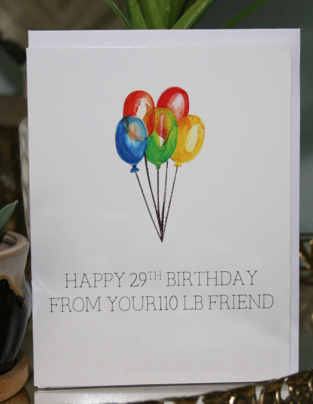 29th Birthday Greeting Card