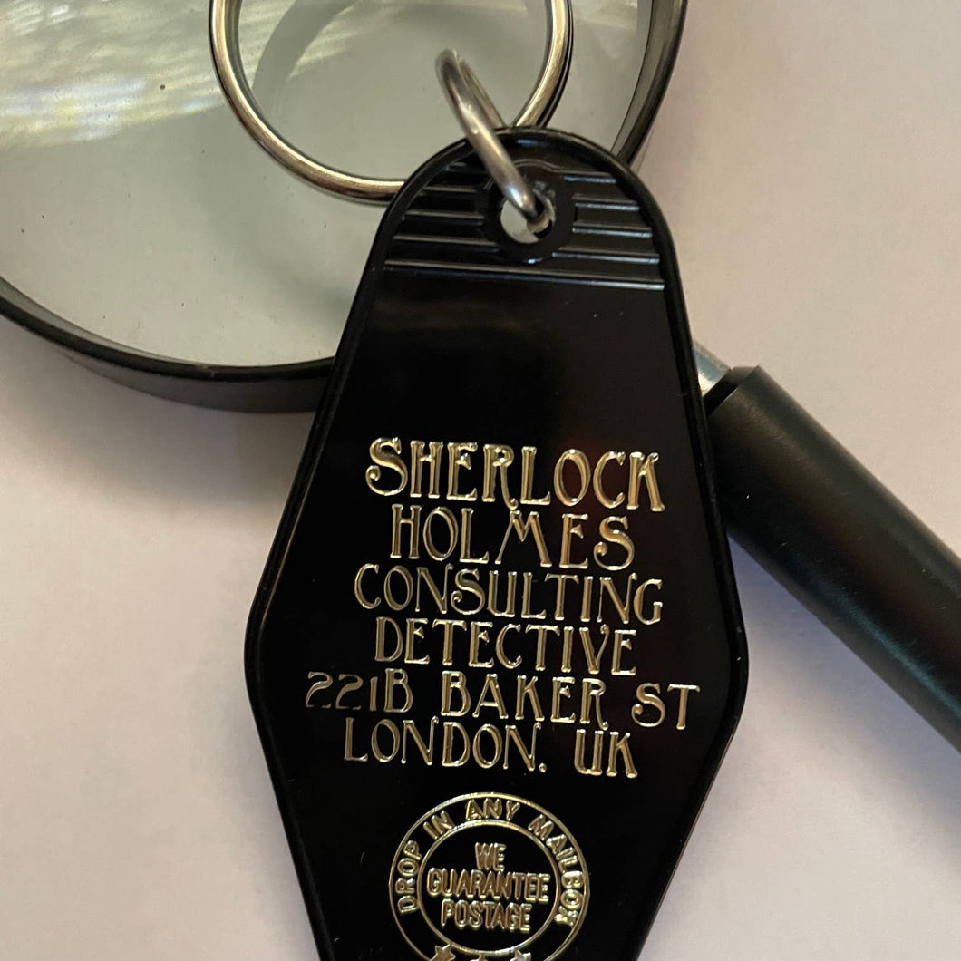 Motel Key Fob - Sherlock Holmes