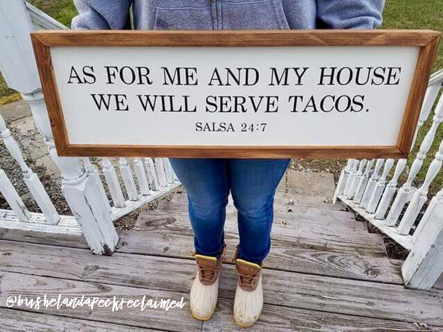 AS FOR ME AND MY HOUSE WE WILL SERVE TACOS