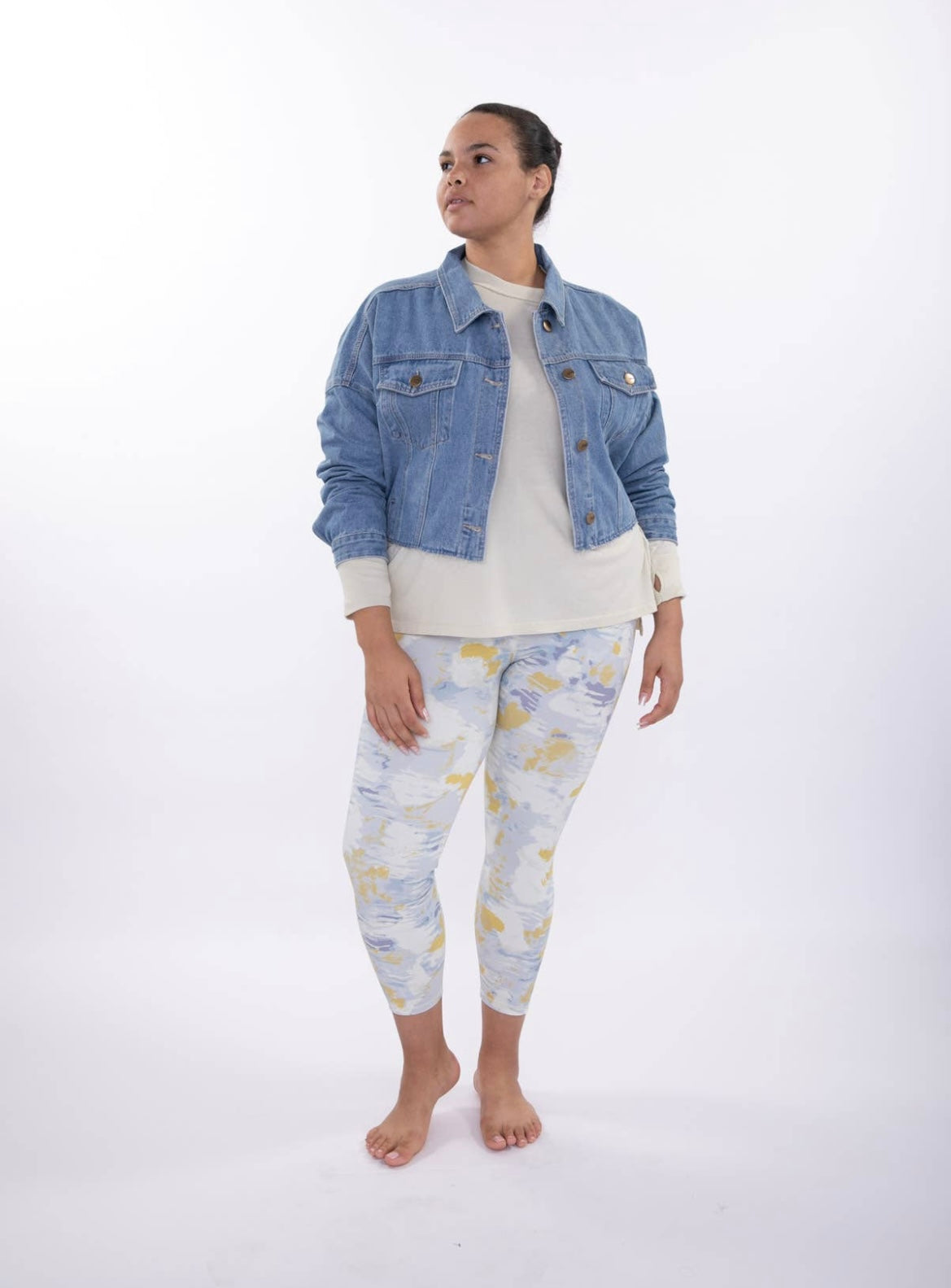 Gem Crop Denim Jacket